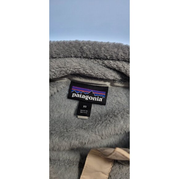 PATAGONIA Snap-T Polartec Fleece Pullover Gray/Pink Pockets Size XS - Picture 7 of 15